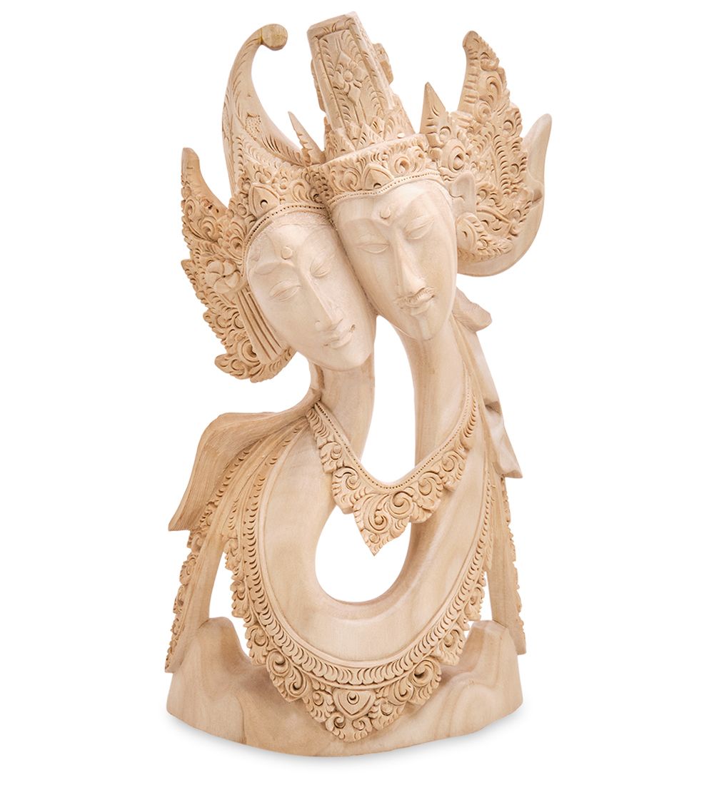 Decor and Gift 17-008 Панно резное «Рама и Сита - любовь и преданность» (суар, о.Бали)