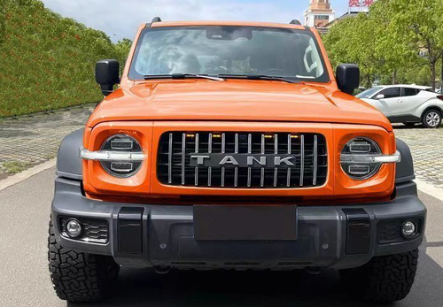 Решётка радиатора Defender GT оранжевая Tank 300