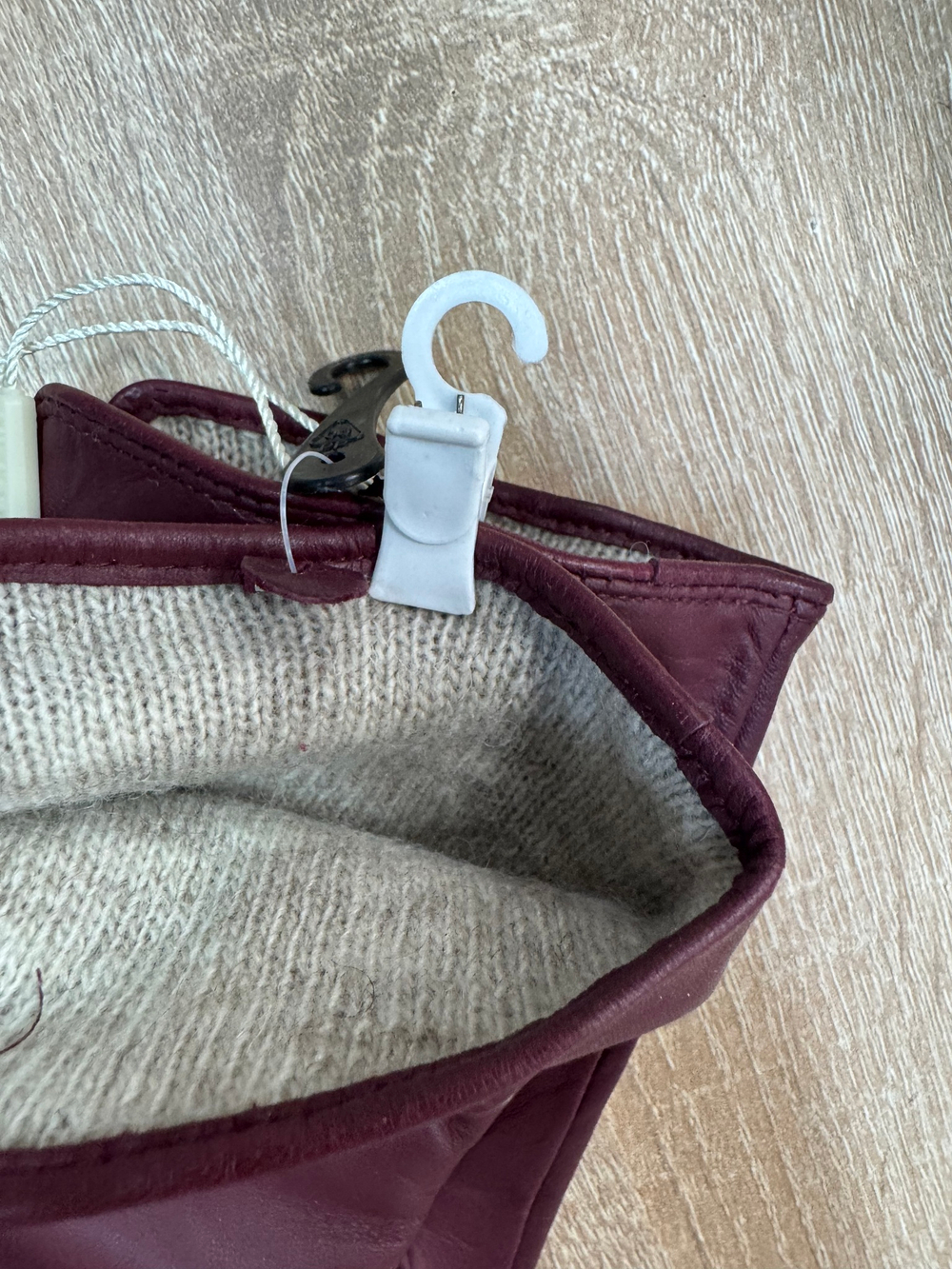 Перчатки.Женские.Кожаные.Люкс качества. Подклад: трикотаж-шерсть. 5 шт в упаковке.