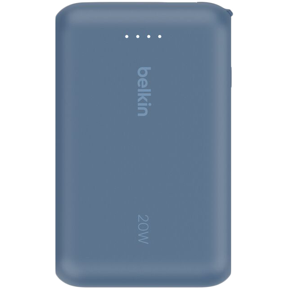 BELKIN 10k PD20w Integrated USB-C Cable Power Bank, Blue