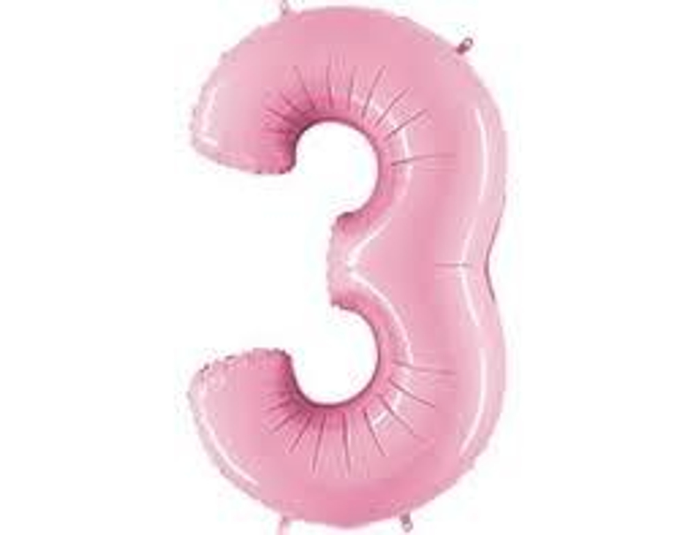 Цифра "3" (цвет на выбор) 1 шт