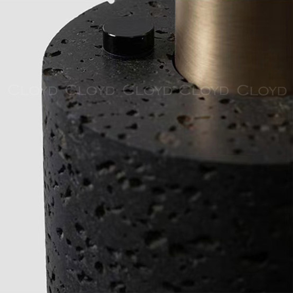 Подвесной светильник Cloyd KAUM P1 / латунь - черн.бетон (арт.11072)