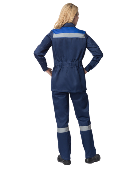 Костюм женский "Весна-1 СОП NEW" брюки (т.синий/василек)