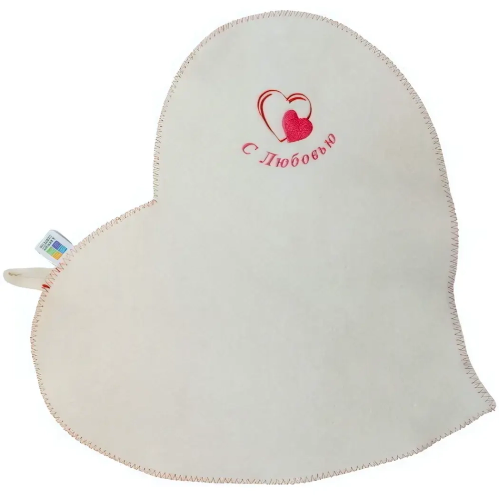 Коврик банный «Сердце»