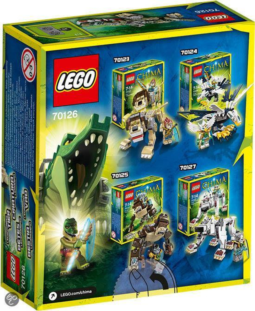 LEGO Chima: Легендарные звери: Крокодил 70126 - купить по выгодной цене |  Интернет-магазин «Vsetovary.kz»