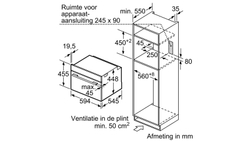 Встраиваемая микроволновая печь Bosch CFA634GS1