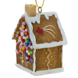 GAEM Изделие декоративное подвесное "Пряничный домик", L4 W4 H6 см, 2в.
