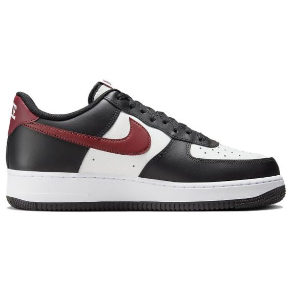 Nike Air FORCE 1 Детские Скейтбординги Низкие кроссовки Черно-белая панда Юнисекс