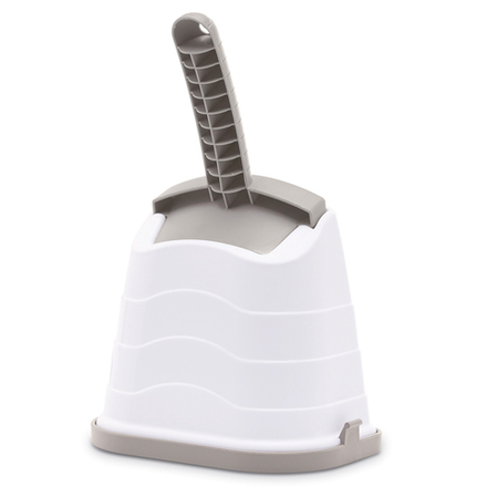 Совочек IMAC ROMEO для туалета на подставке серо-бежевый 28 см