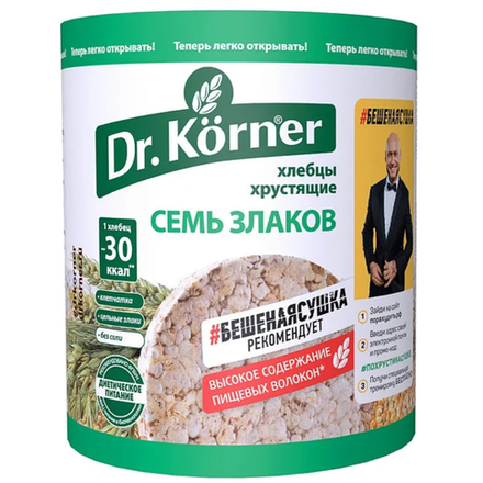 Хлебцы Dr.Korner Смесь злаков 100 гр