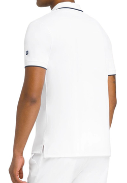 Мужское теннисное поло Wilson Players Seamless 2.0 - bright white