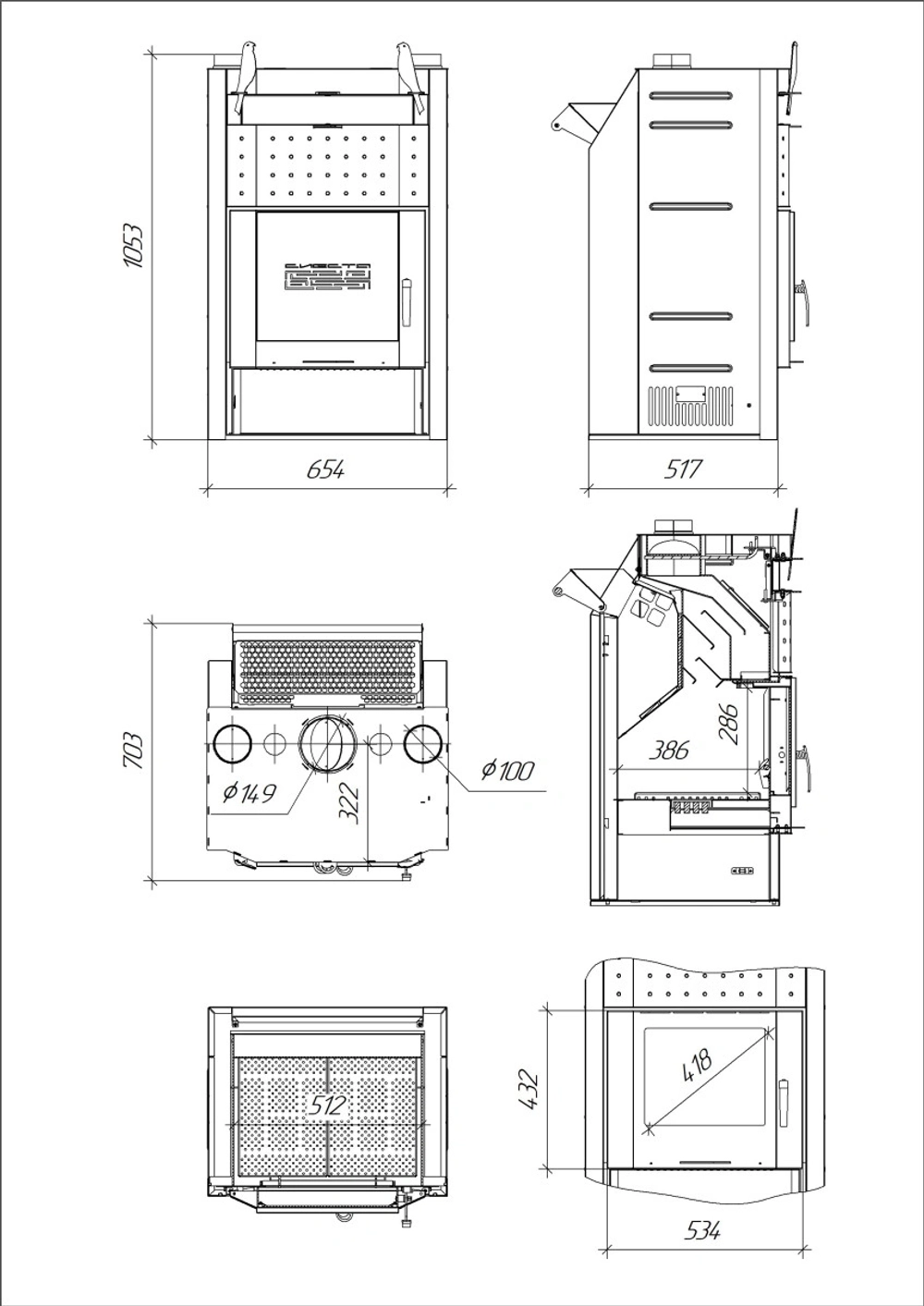Печь для бани Сиеста-30