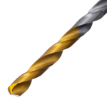 Сверло спиральное по металлу 4 x 75 мм, Р6М5, Golden Tip Denzel