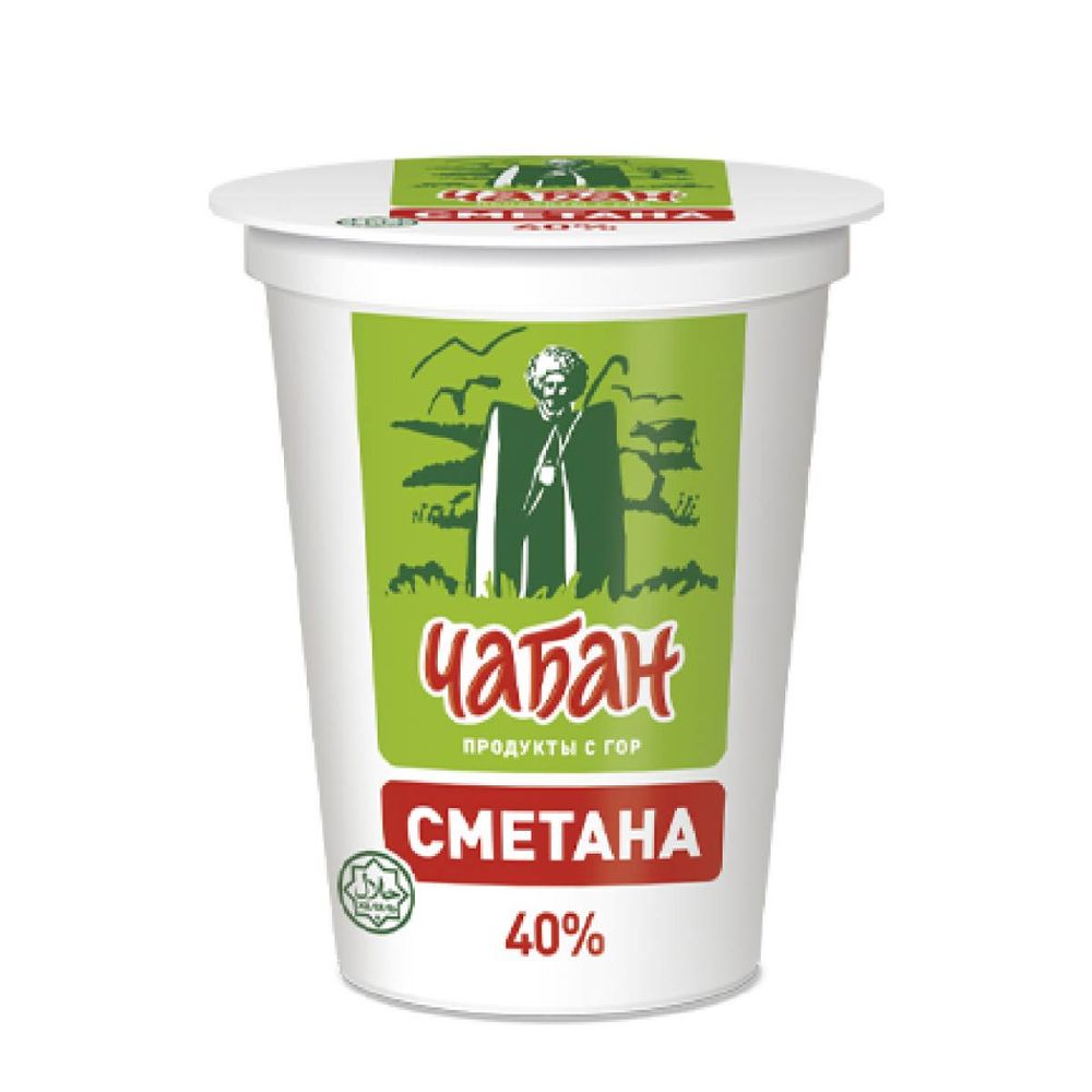 Сметана "Чабан" 40% 400г