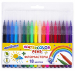 Фломастеры 18 цветов,вентилируемый колпачок "КЛАССНЫЕ!"(ЮНЛАНДИЯ)