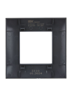 Рамка 1-м SKANDY SK-F01G графит IEK SK-M12-K53