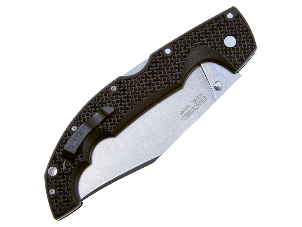 Нож складной Cold Steel Voyager XL Clip Point Plain, сталь AUS10A, рукоять Griv-Ex, 147г