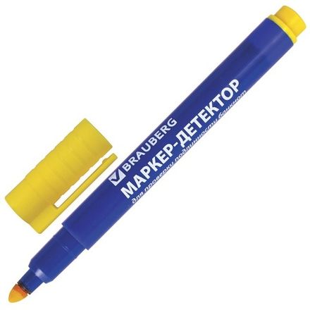 Маркер-детектор для подлинности банкнот, Brauberg, блистер