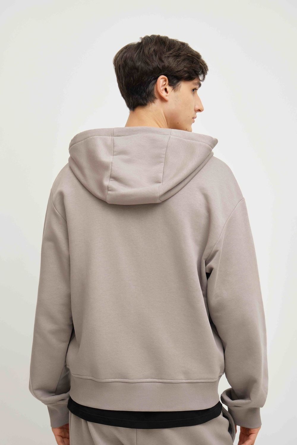 Худи Weme на молнии Оверсайз серый