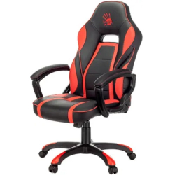 Кресло офисное Кресло игровое A4Tech Bloody GC-350 черный / красный эко.кожа крестов. пластик черный (1392903)