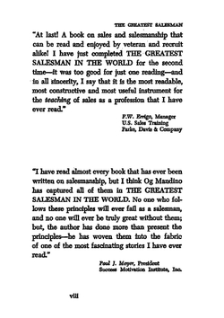 The Greatest Salesman in the World | Og Mandino