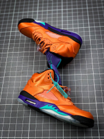 AIR JORDAN 5 RETRO ORANGE/BLACK/PURPLE