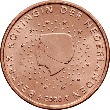 2 евроцента 2000 Нидерланды (2 euro cent)