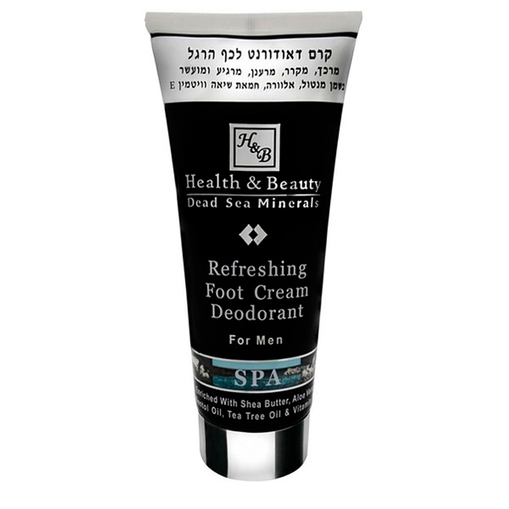 Крем-дезодорант для ног мужской охлаждающий Health&Beauty for Man 200мл