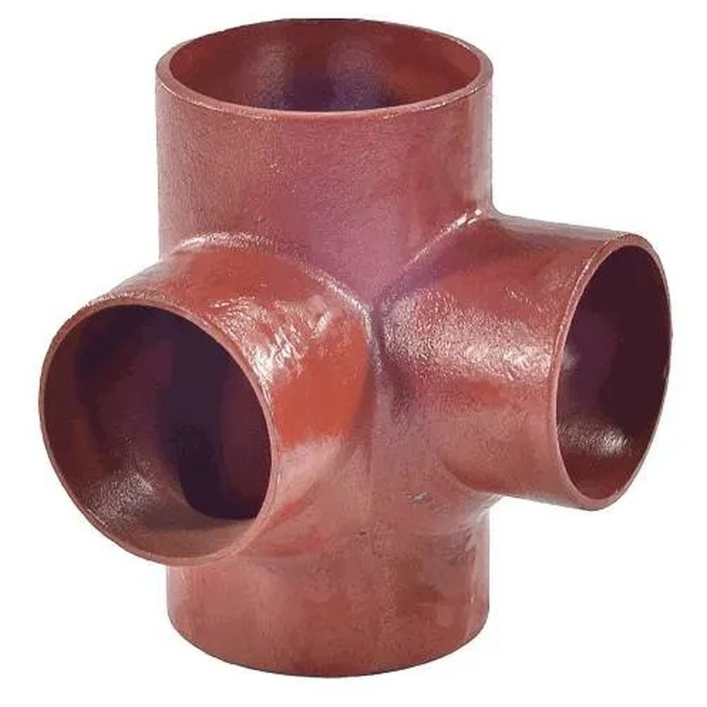 Крестовина чуг SML б/рас Ду125х100х100х88гр 2-пл SGACX