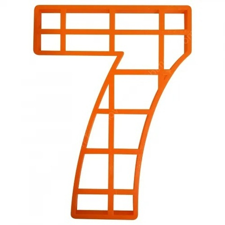 Форма для торта "Цифра 7", 25 см, 1 шт.