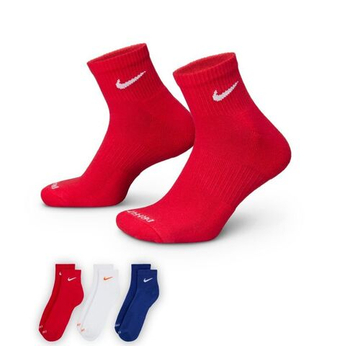 Теннисные носки Nike Everyday Plus Cushioned Training Ankle 3P - multicolor