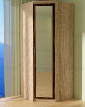 Шкаф угловой ВЕНА с зеркалом правый