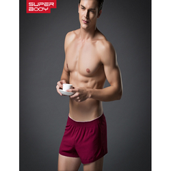 Мужские шорты красные c синими лампасами Superbody Breath Shorts Dark Red 18494
