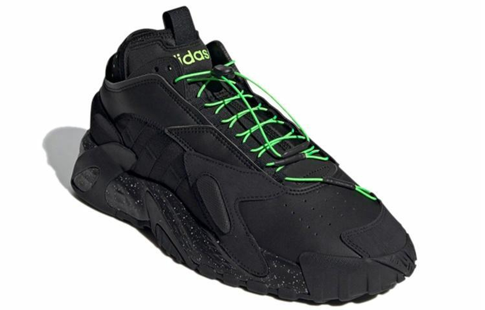 Кроссовки Adidas Originals Streetball 'Black Solar Green'