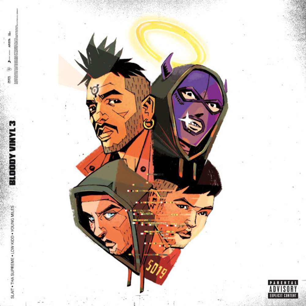 Slait, Tha Supreme, Low Kidd, Young Miles / Bloody Vinyl 3 (LP)