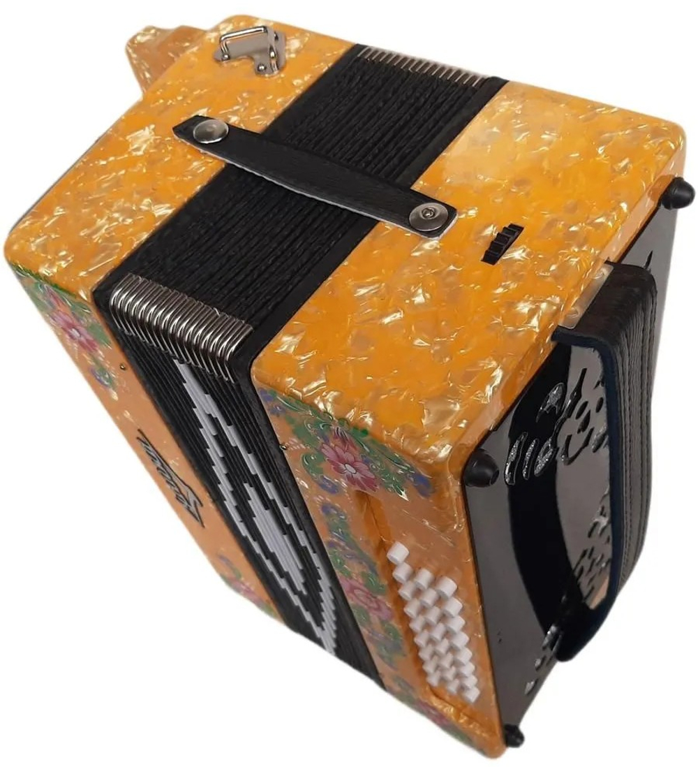 ГАРМОНЬ "ЧАЙКА-204" (S6ХL), ЦВЕТ ЖЁЛТЫЙ