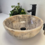 Раковина из оникса Bowl Grey TinLip BO-62939 40*40*15 140