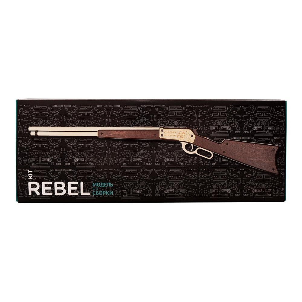 Винчестер Rebel от TARG - деревянный конструктор, сборная модель оружия из дерева и фанеры, 3d пазл