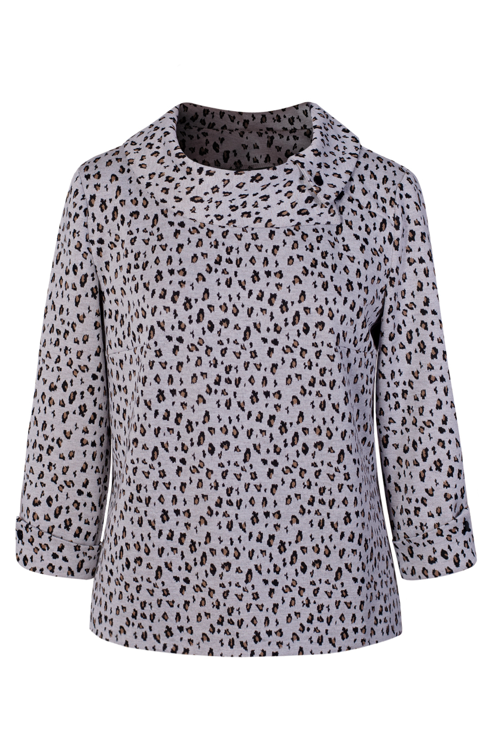 Блузка женская 4224зп, Леопард #225Леб094224зп