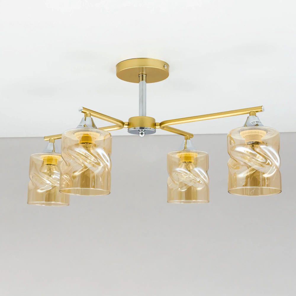 Citilux Клод CL137142 Люстра потолочная Золото