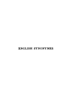 Crabb's English Synonyms | Crabb George