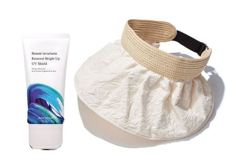 BIJOU DE MER — крем-вуаль  с защитой от солнца SPA50+/PA++++ и HEV-излучения,  козырек от солнца в подарок.