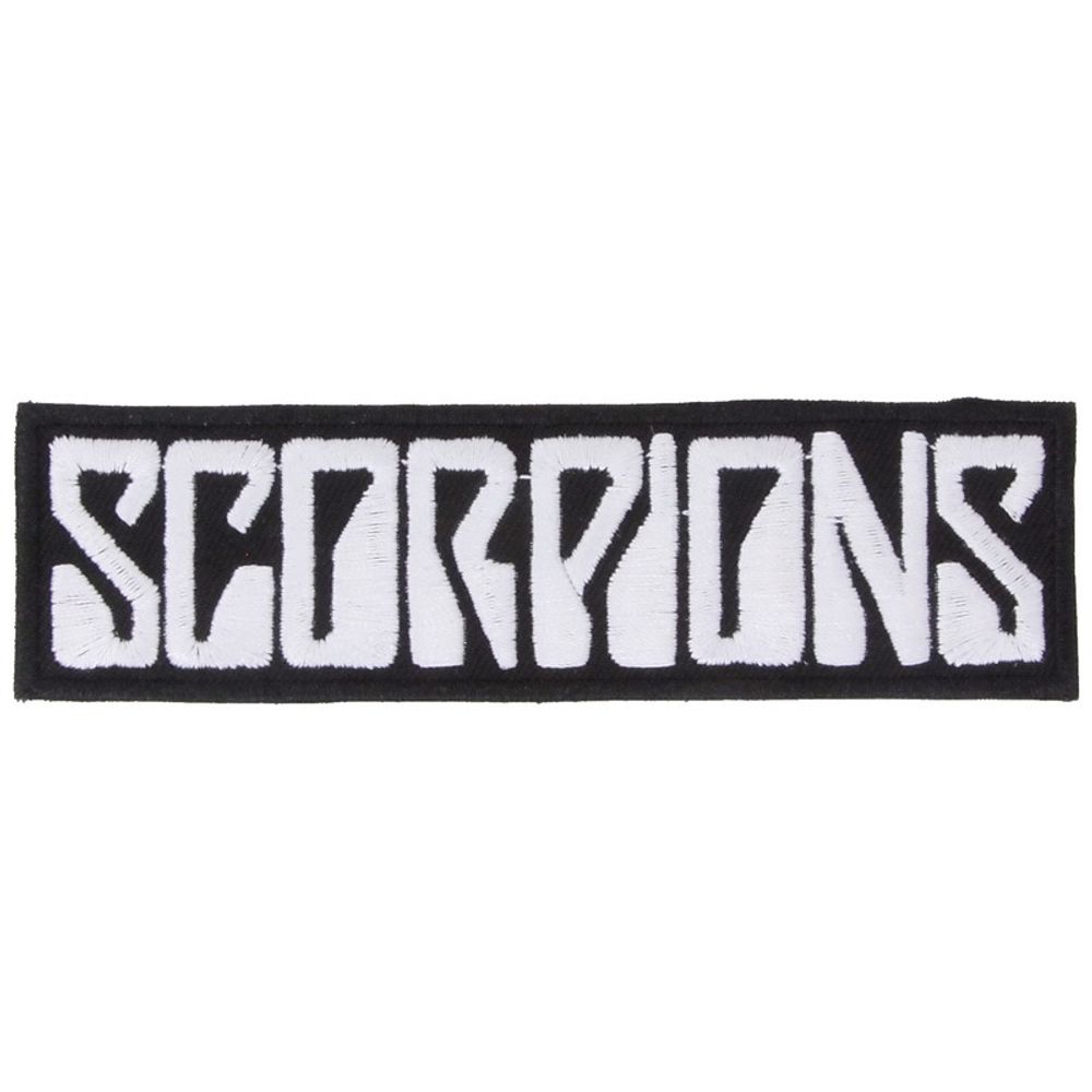 Нашивка Scorpions (белая)