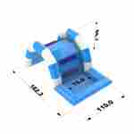 Надувная лестница для бассейна из ПВХ с бассейном, синий, 1,82*1,1*0,87 м