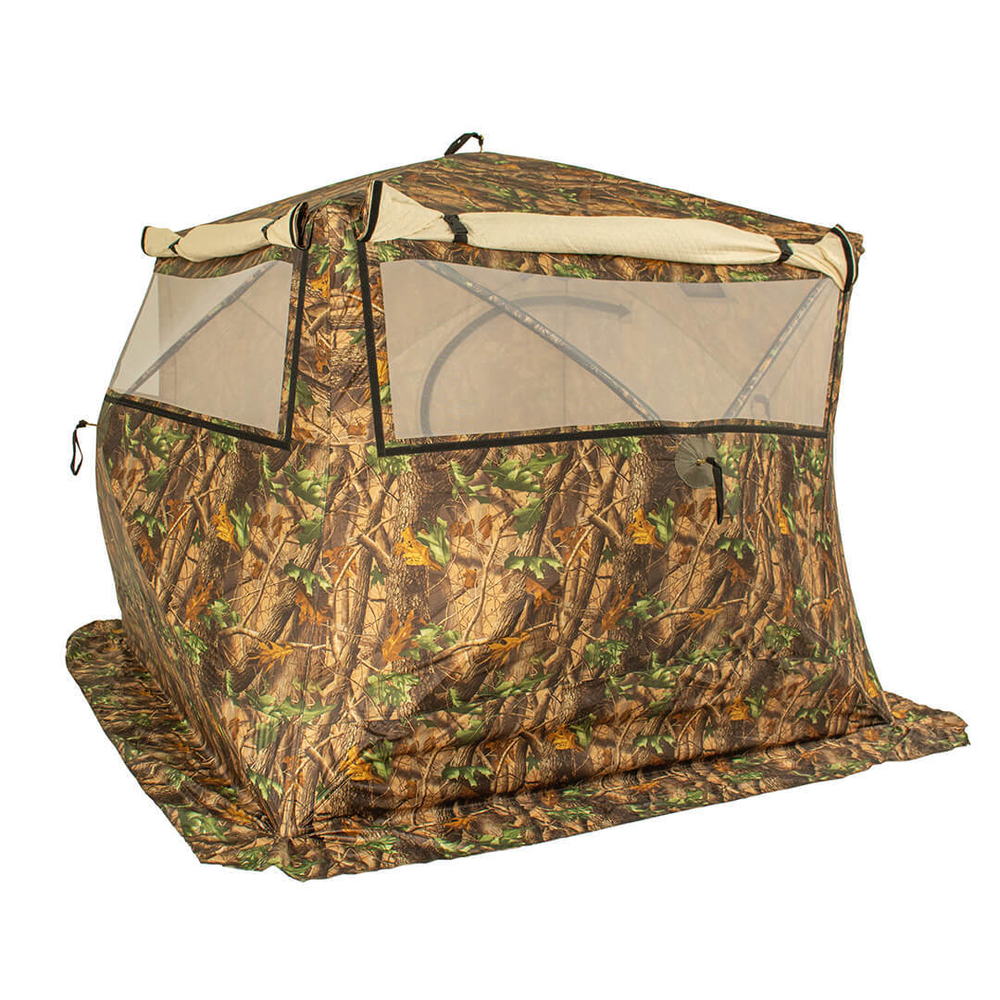 Палатка Куб-4 Зима-Лето Утепленная Медведь 3-хслойная 215х215