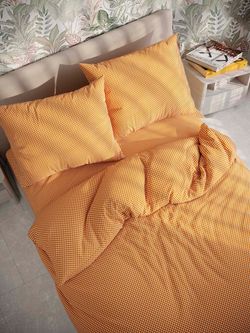 Наволочка комплект 2шт перкаль Сказка "Orange" 50x70 см на молнии