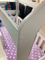 Кровать Домик ЛДСП белый/белый 800*1600