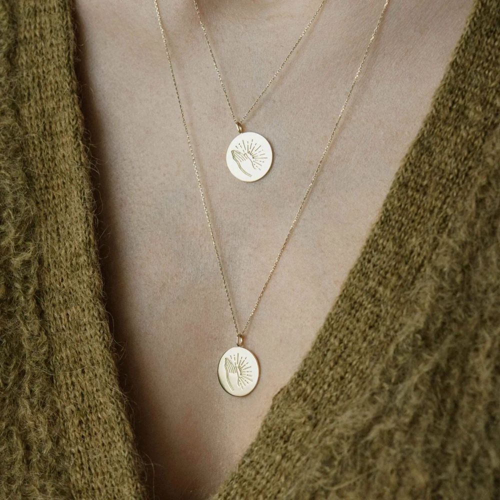 Подвеска Молитва круг