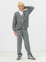 Кардиган для мальчик на пуговицах AT891-M серый