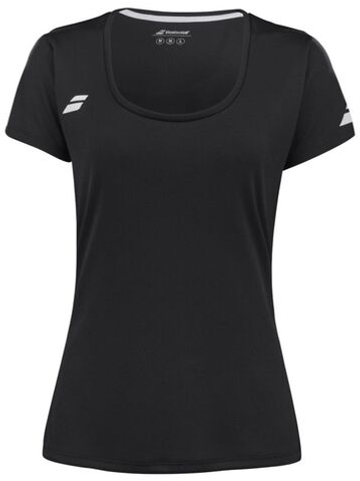 Женская теннисная футболка Babolat Play Cap Sleeve Women - черный